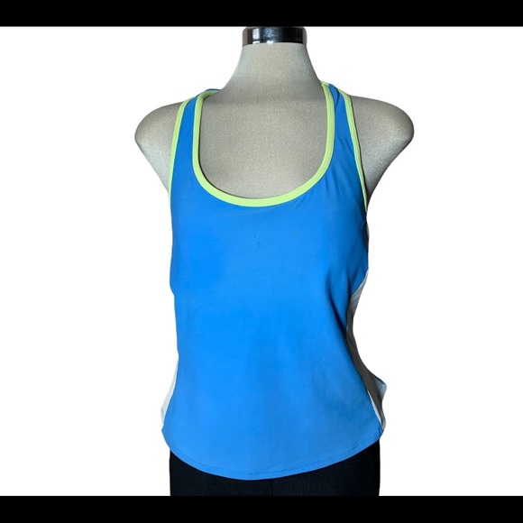 CAZIMI Blue and White Sport Tank Size 14 - Picture 7 of 8